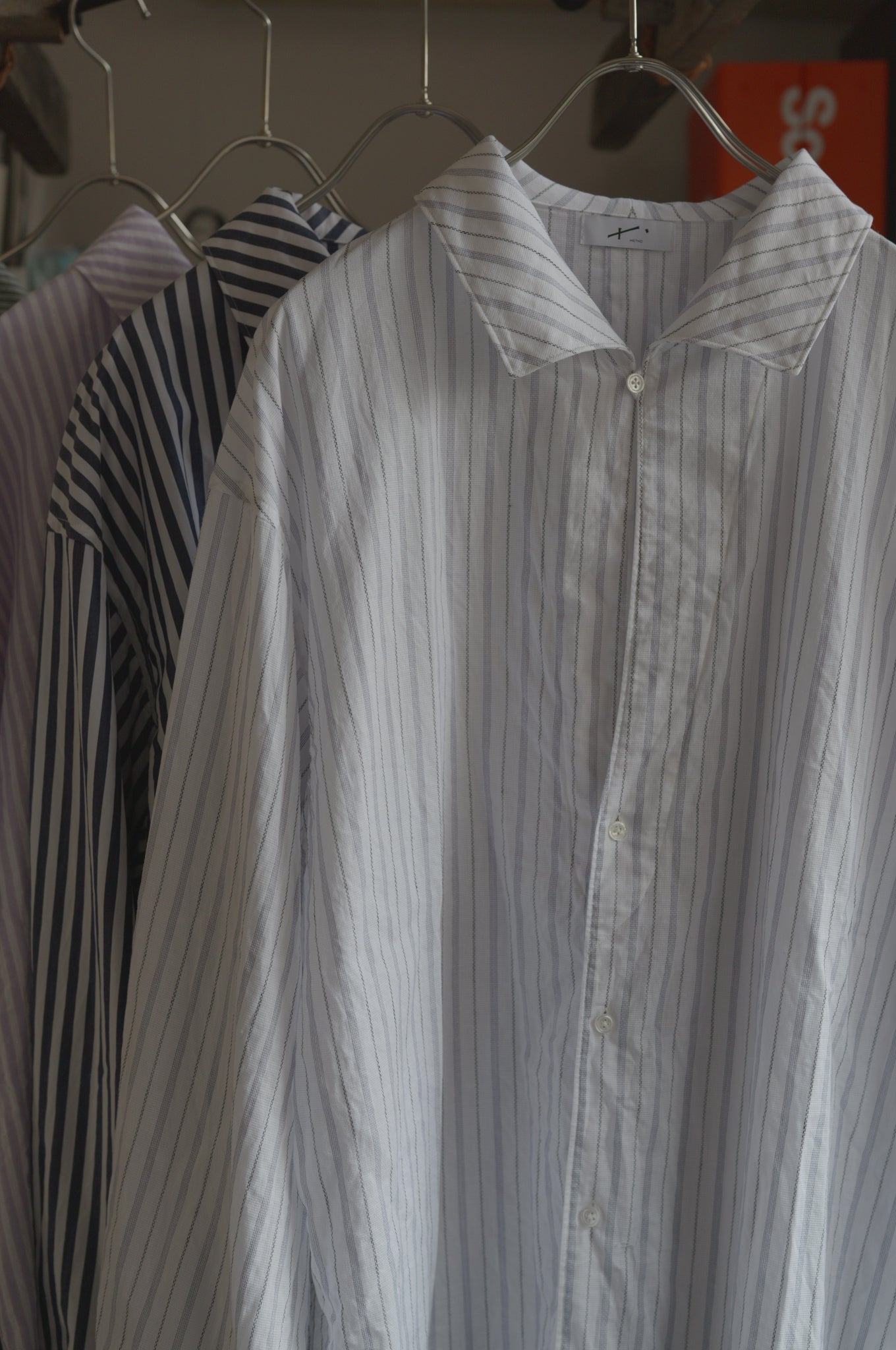 〈ORDER〉Open collar flat shirt お届け10月末