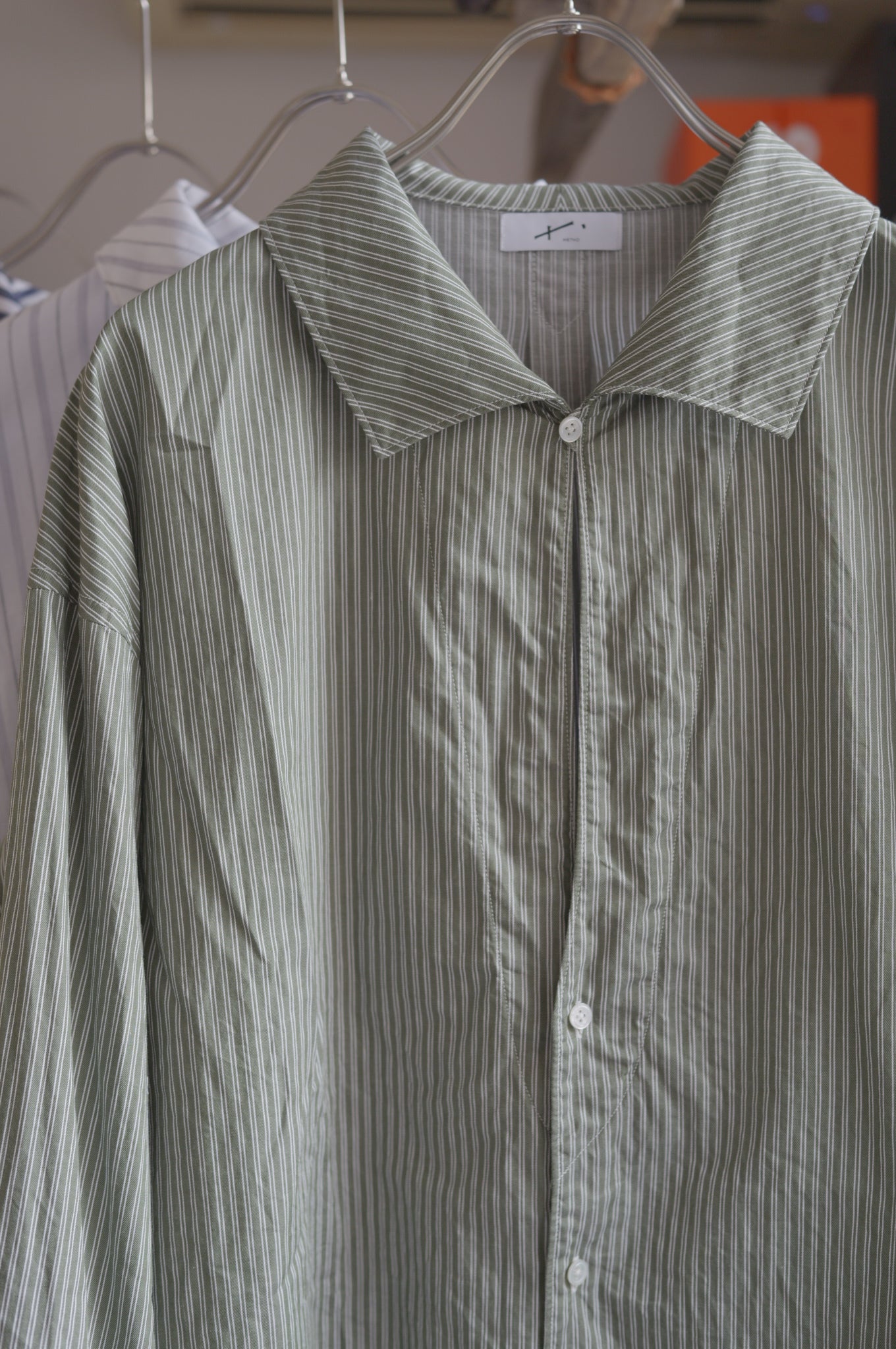 〈ORDER〉Open collar flat shirt お届け10月末