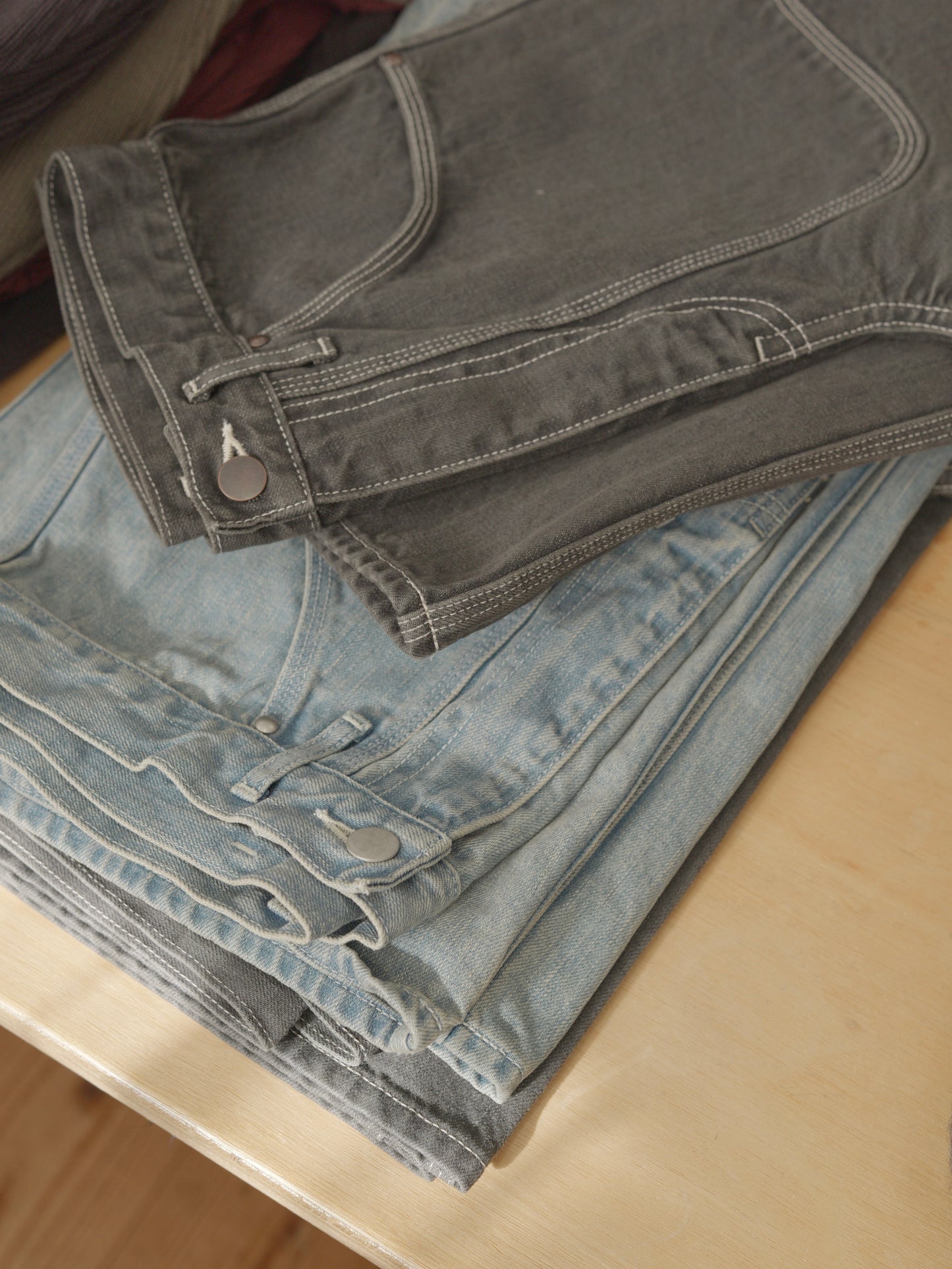 〈受注:お届け12月〉7Pockets Denim Pants