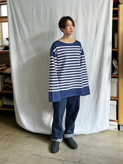 Bibendum Shirt 〈2 color border〉