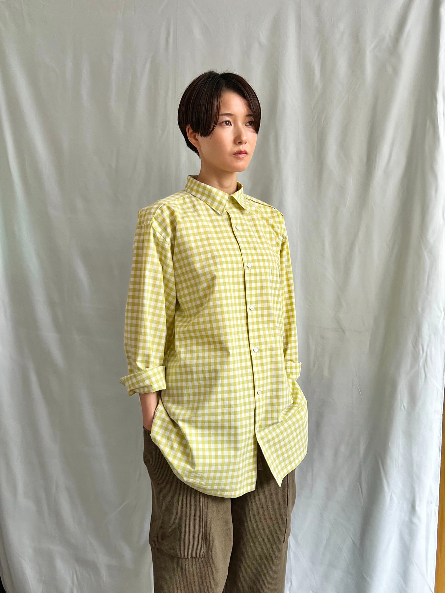 Single Yoke Shirt Cotton Linen