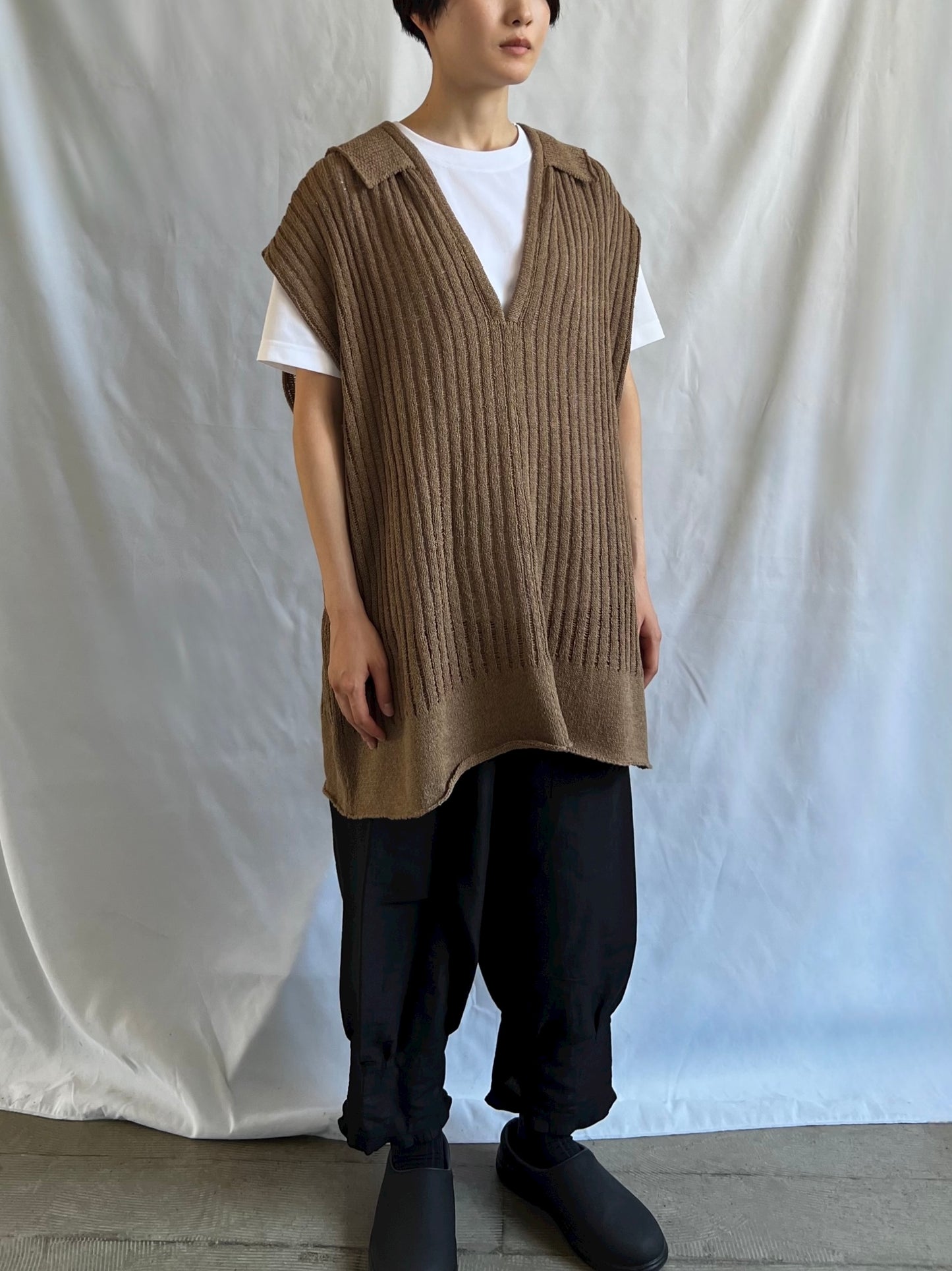 24SS: Harinuki knit vest