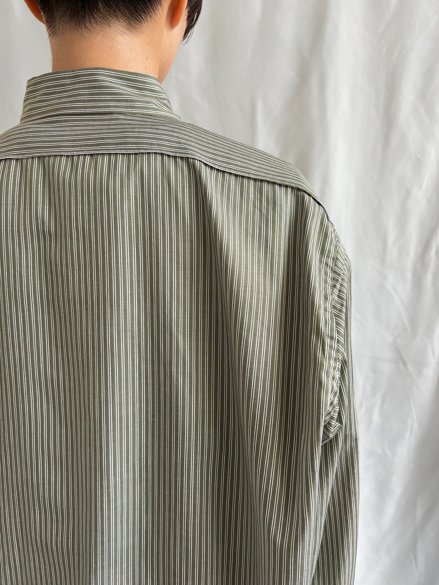 SIngle Yoke Shirt Cotton Stripe