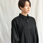 Single yoke shirt〈wool Gaze〉