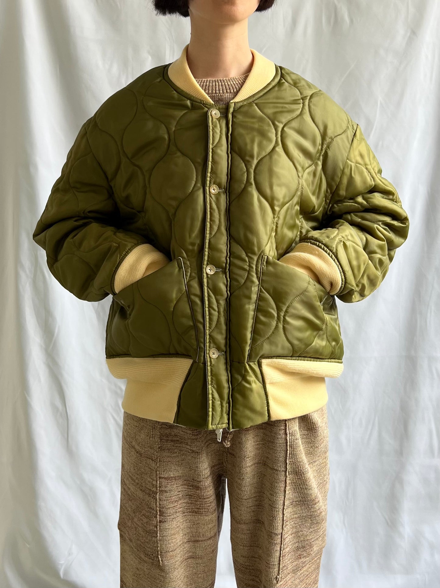 Reversible Rib Blouson DASHING TWEED