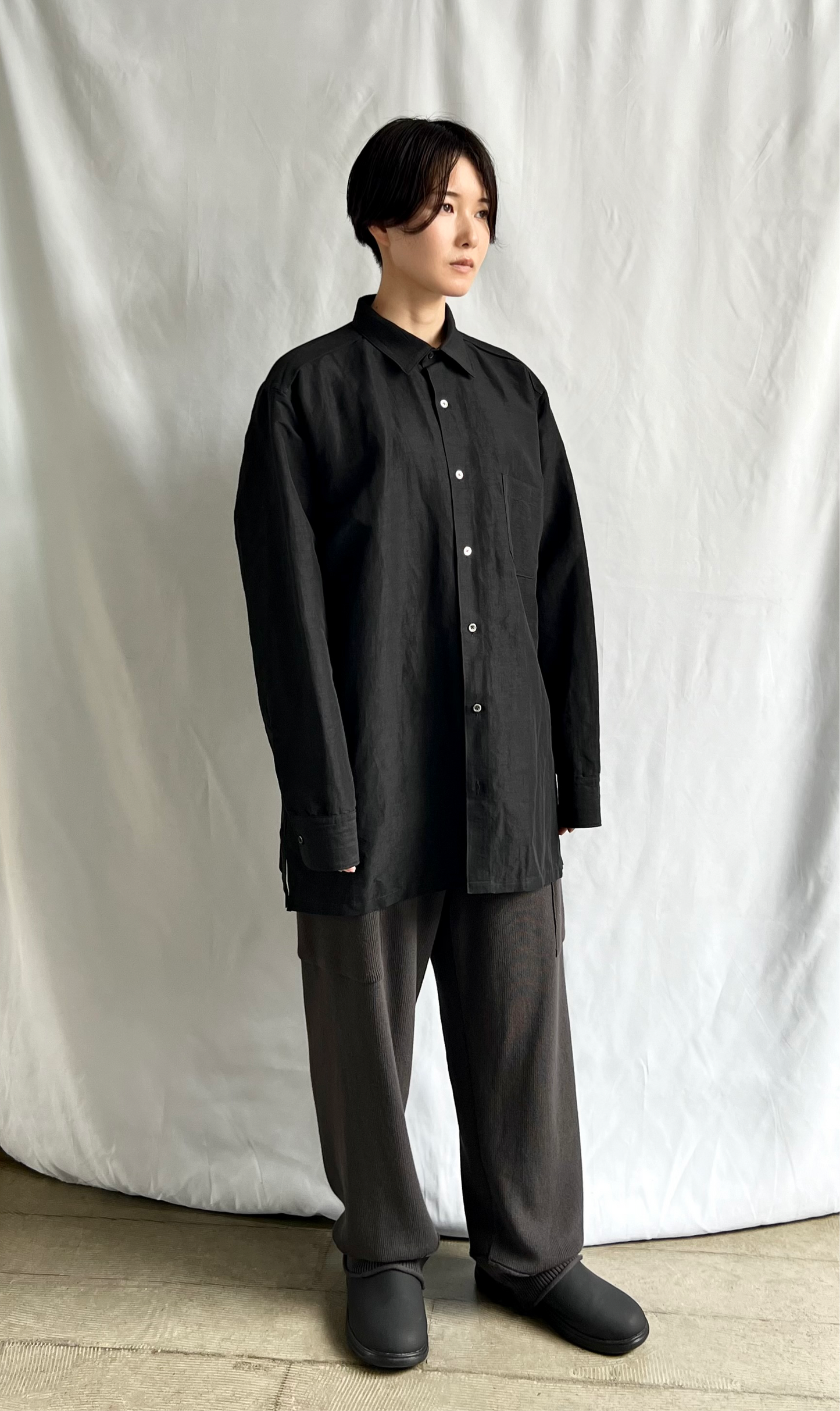 Single Yoke Shirt Cotton Hemp