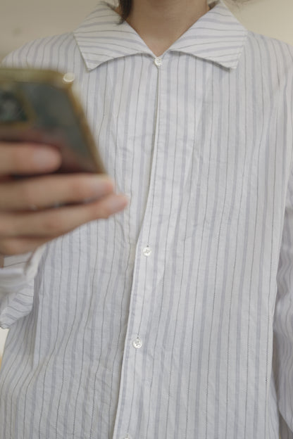 〈ORDER〉Open collar flat shirt お届け10月末