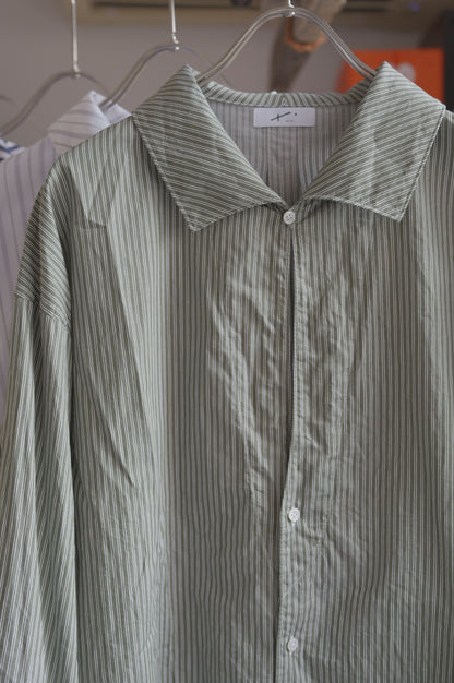 〈ORDER〉Open collar flat shirt お届け10月末