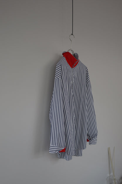 〈ORDER〉Open collar flat shirt お届け10月末