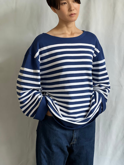 Bibendum Shirt 〈2 color border〉