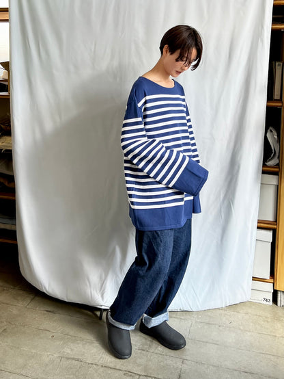 Bibendum Shirt 〈2 color border〉