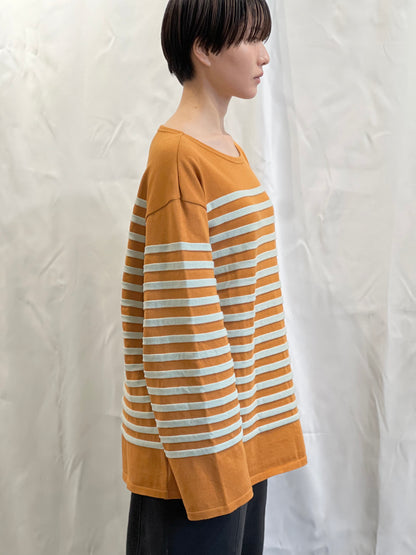Bibendum Shirt 〈2 color border〉