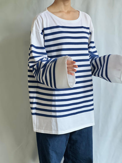 Bibendum Shirt 〈2 color border〉