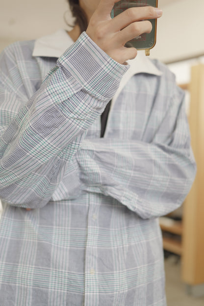 〈ORDER〉Open collar flat shirt お届け10月末