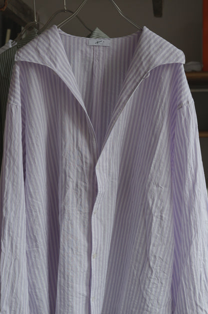 〈ORDER〉Open collar flat shirt お届け10月末