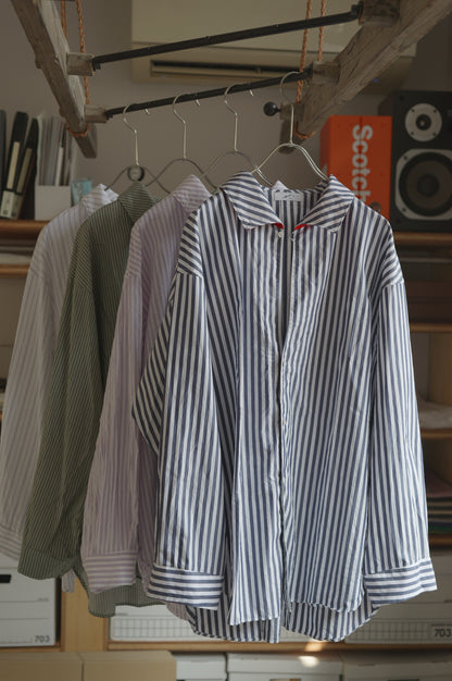 〈ORDER〉Open collar flat shirt お届け10月末