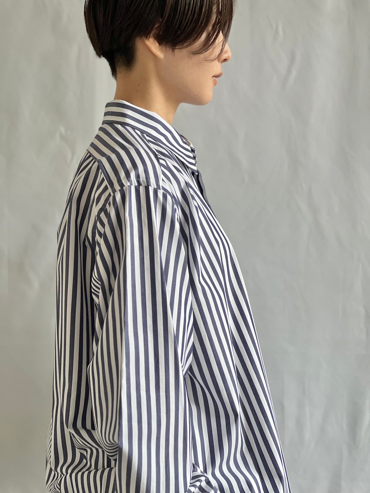 Single Yoke Shirt Cotton Broad