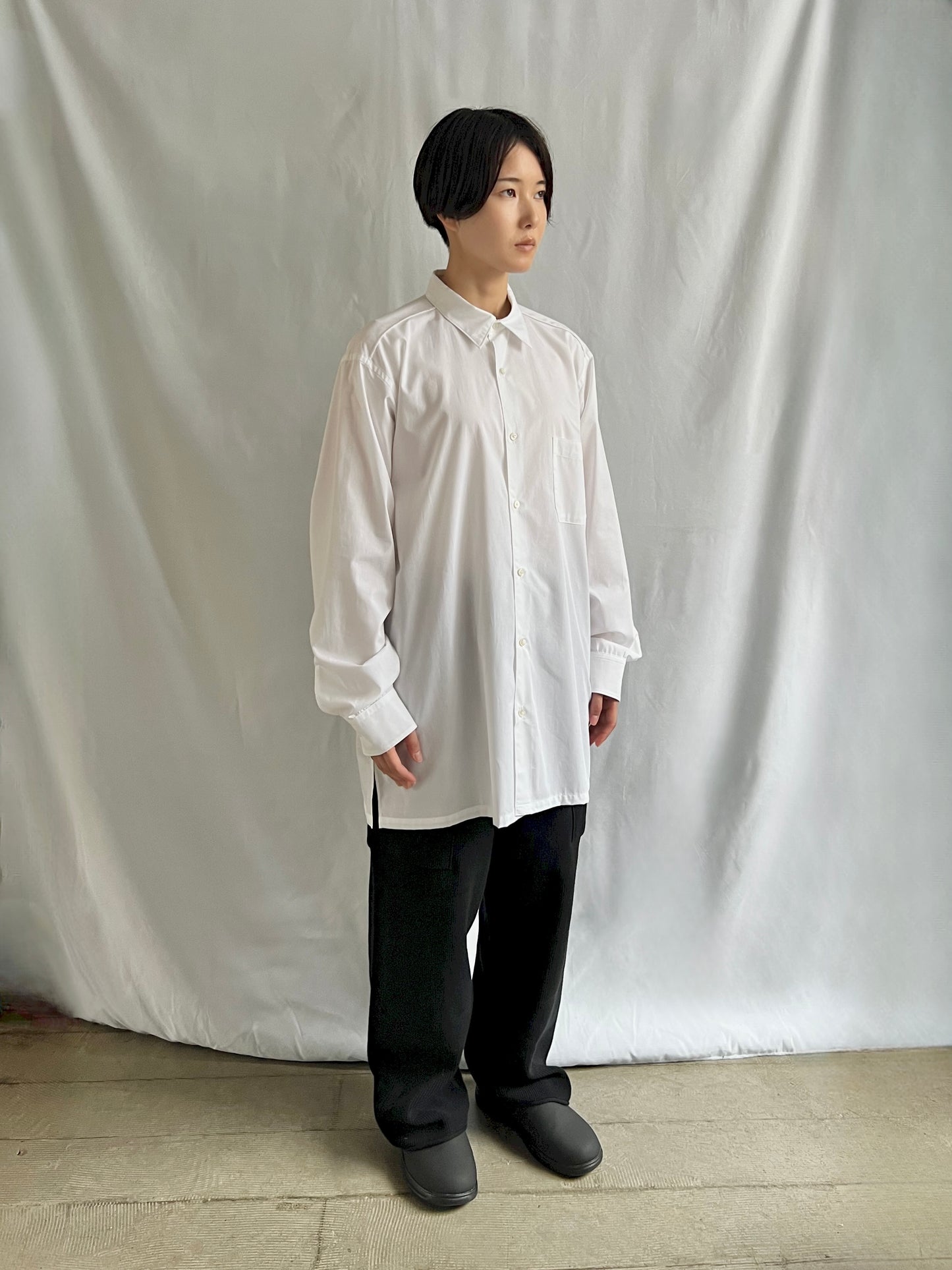 Single Yoke Shirt Cotton Broad