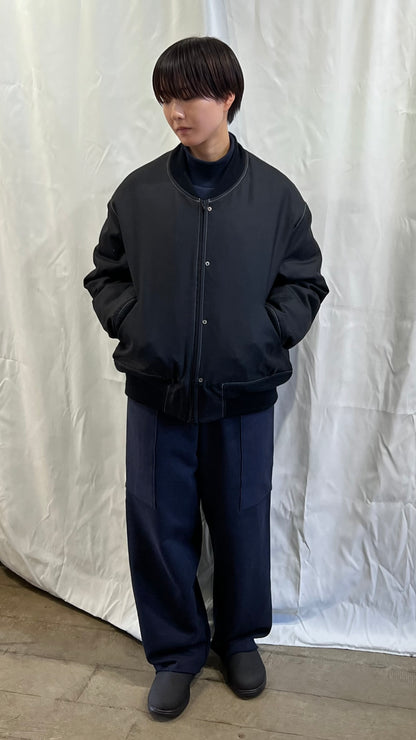 Reversible Rib Blouson Wool sarge